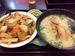 中華丼＋豚骨ラーメン７５０円