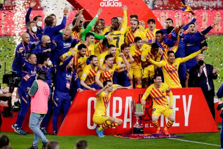 バルセロナがスペイン国王杯優勝 ３年ぶり３１度目 共同通信 ニュース 沖縄タイムス プラス
