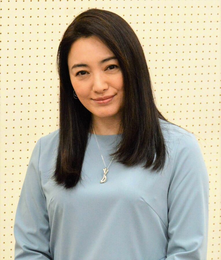 女優の仲間由紀恵さん（2022年3月18日撮影）
