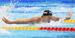 　男子１００メートルバタフライ決勝　力泳する水沼尚輝。銀メダルを獲得した＝ブダペスト（共同）