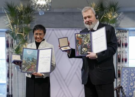 ノーベル平和賞を支援に ロシアの新聞編集長 メダル売却 共同通信 ニュース 沖縄タイムス プラス